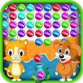 Cat &amp; Dog Bubble Shooter icon