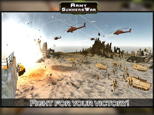 Heavy Gunners Battle Army War screenshot 2