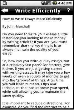 How to Write an Essay скриншот 2