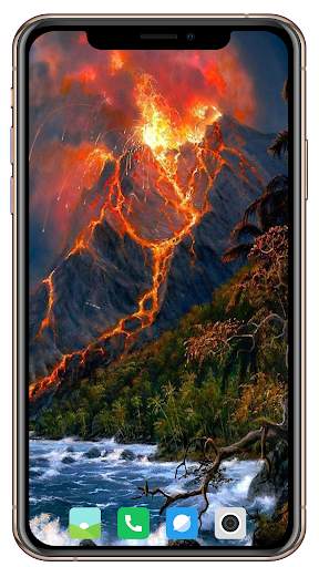 Volcano  Wallpaper New screenshot 2