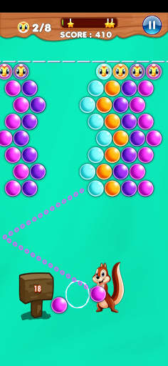 bubble shooter Squirrel crush puzzle screenshot 4