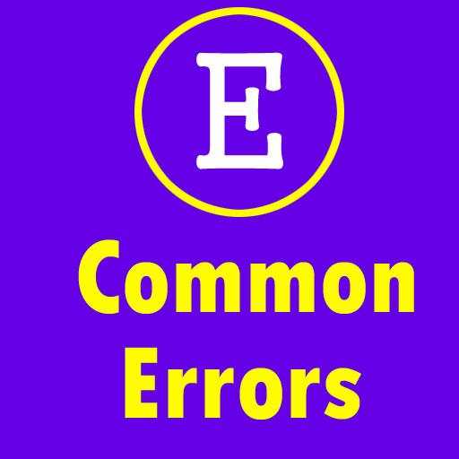 Common Errors in English 1.0