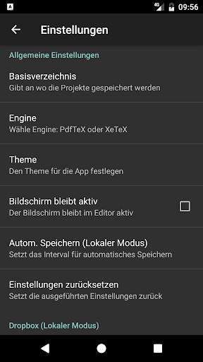 VerbTeX LaTeX Editor screenshot 4