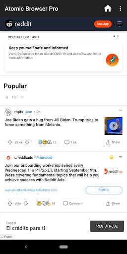 Atomic Browser Pro screenshot 1