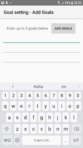 Simple Goal Setting App скриншот 2