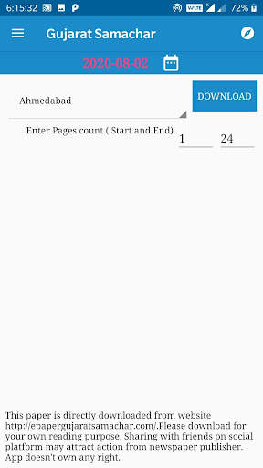 NewsPaper Downloader screenshot 2