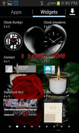 Candle In Glass LWP screenshot 1