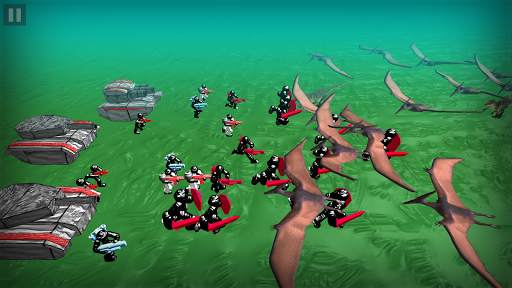 Battle Simulator: Stickman v.s. Dinosaur screenshot 5