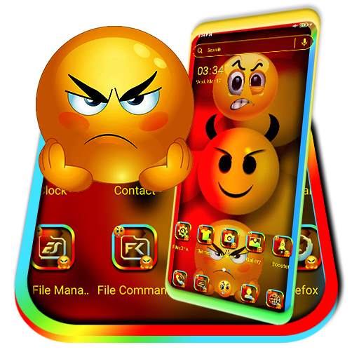 Devil Emoji Launcher Theme 1.0