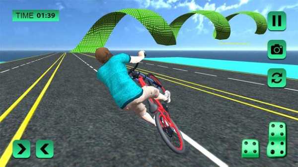 Bmx Cycle Rider Rooftop Freestyle Stunts Racing 3D screenshot 4