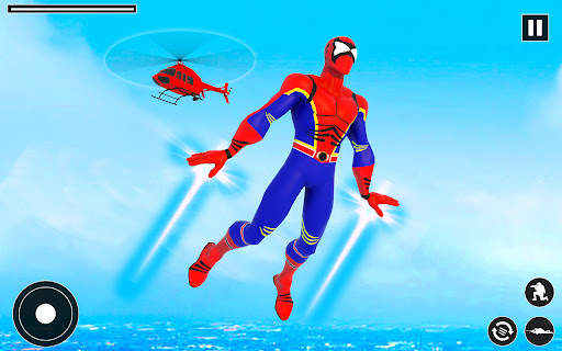 Flying superhero games:Flying Hero Robot Hero Game स्क्रीनशॉट 3