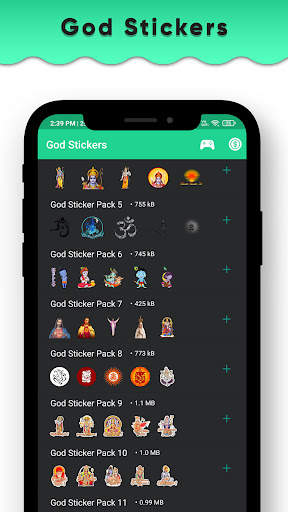God Stickers for Whatsapp - Hindu God Stickers screenshot 2