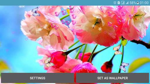 Flower Spring Live Wallpapers screenshot 9