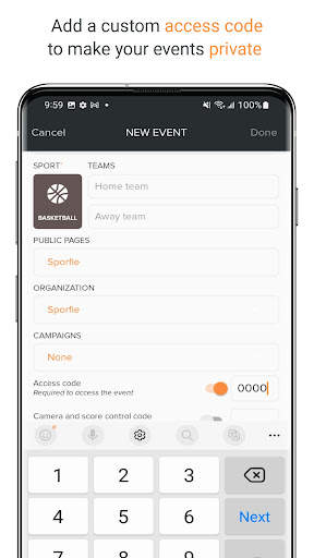 Sporfie screenshot 7