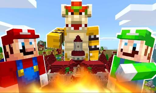 Mod Super Mario Bros Minecraft PE screenshot 2