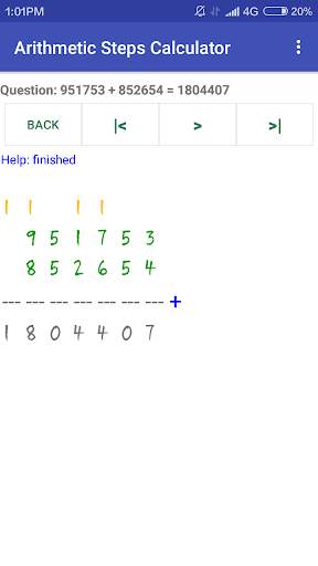 Arithmetic Steps Calculator (Free) screenshot 4