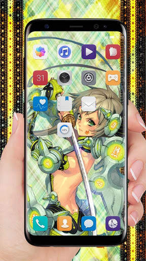 Female warrior live wallpaper theme screenshot 2