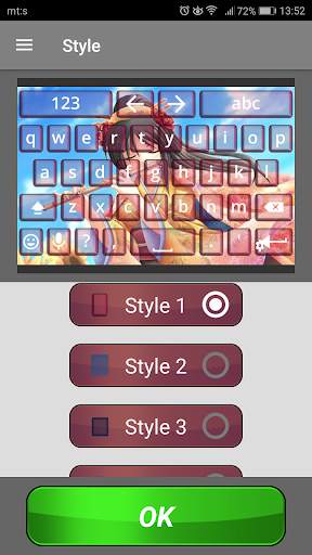 Anime Keyboard Theme screenshot 4