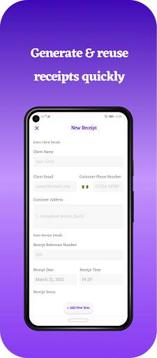 Billing - Invoice, Receipt & Client Management App स्क्रीनशॉट 3