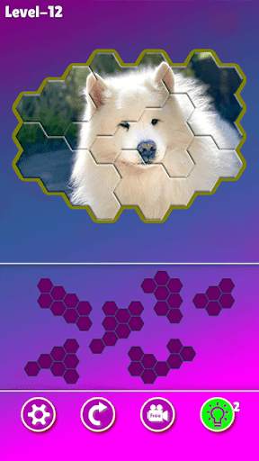 Hexa Jigsaw - Dogs jigsaw puzzle game screenshot 2