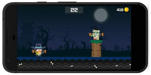 Zombie Bazooka: Cowboy vs Zombies screenshot 1