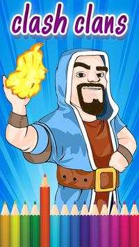 Clash Clans Coloring Game screenshot 3