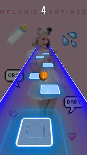 Melanie Martinez Tiles Hop:Hop Music Game screenshot 7