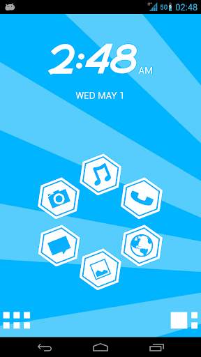 Raffaella Fluo Theme for Smart Launcher screenshot 1