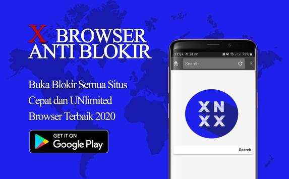 X Browser Buka Situs Blokir Tanpa VPN screenshot 1