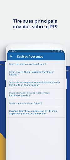 mPIS - saque, abono, datas PIS screenshot 4