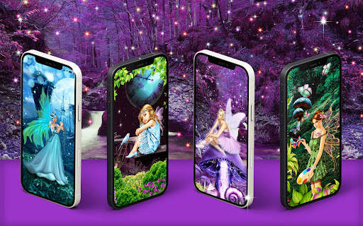 Forest fairy live wallpaper screenshot 1