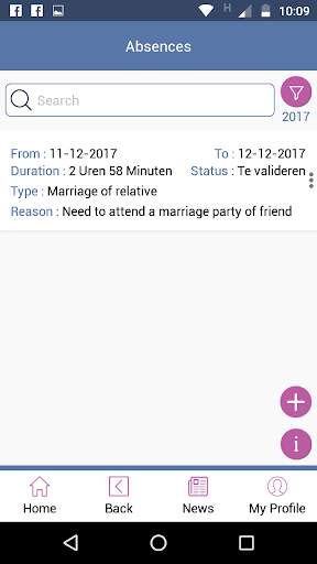 BEA mobile Human Resources screenshot 1