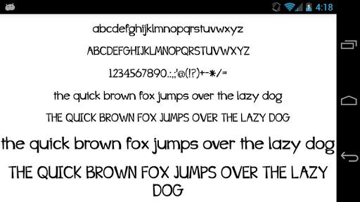 Fonts for FlipFont 50 Comic screenshot 2