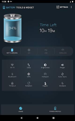 Battery Tools  & Widget 7 تصوير الشاشة