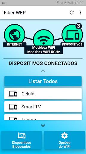 Fiber WEP screenshot 2