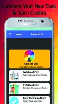 Earn By Spin - Real Money Miner स्क्रीनशॉट 1