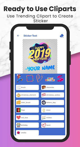 Fancy Text   Sticker Maker (WAStickerApps) screenshot 7
