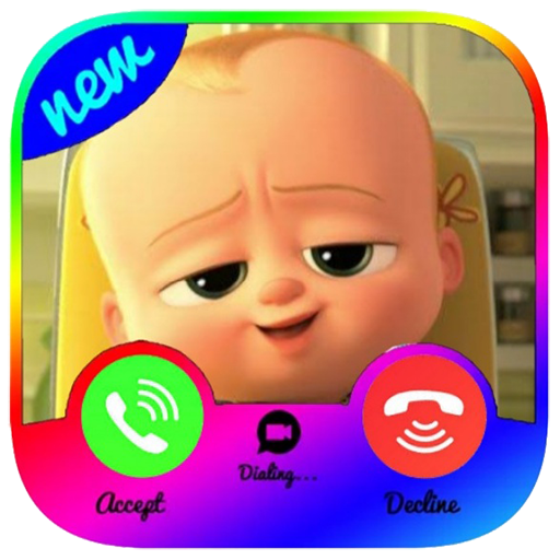 Call Baby Boss | Fake Video Call icon