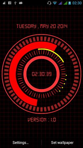 Animated Digital Clock Free screenshot 5