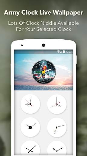 Army Clock Live Wallpaper screenshot 4