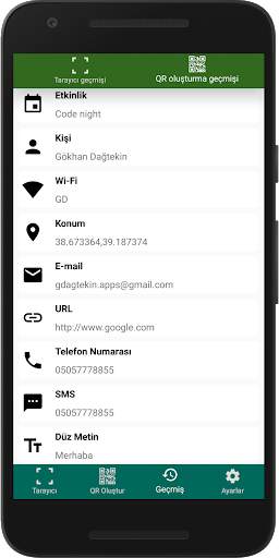 Barkod Tarayıcı & Barkod Oluşturucu screenshot 3