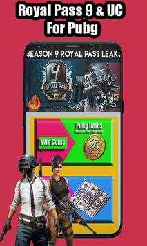 Win Royal Pass 9 & UC For Pubg screenshot 6