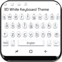 White Keyboard أيقونة