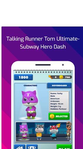 Talking Runner Tom Ultimate- Subway Hero Dash screenshot 2