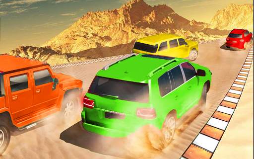 Offroad Desert Prado Game 4x4 Jeep Rally simulator screenshot 1