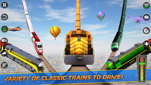 Mega Ramp Train Stunt Game screenshot 8