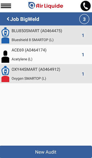 Air Liquide mobile application screenshot 6