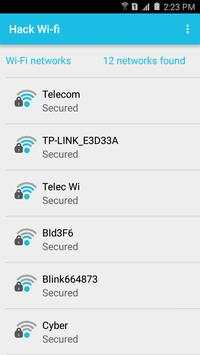 WiFi password Hack Simulator screenshot 1