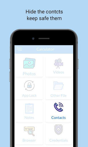 Calculator Vault - Photo & Video Hide Contact lock screenshot 7