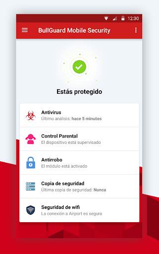 Mobile Security y Antivirus screenshot 1